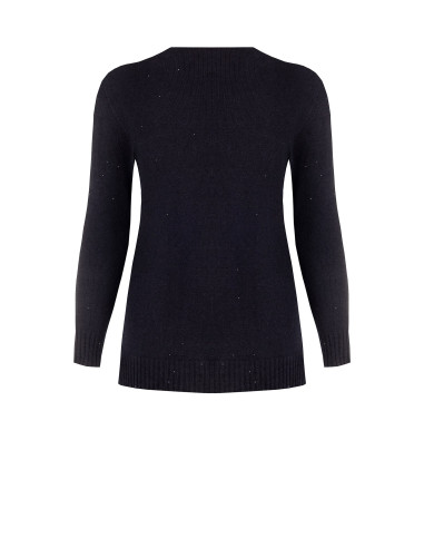 Gilet ouvert grande taille à micro-paillettes Rinascimento Curvy