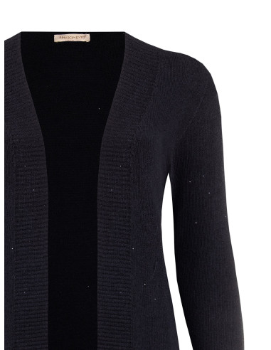 Curvy openvallend vest met micro-pailletten Rinascimento Curvy
