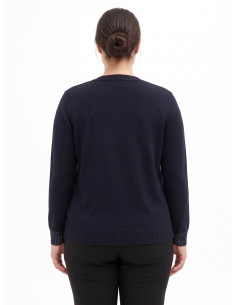 Cardigan grande taille ouvert en maille avec lurex aux poignets Rinascimento Curvy 2