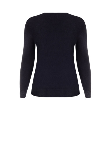Cardigan grande taille ouvert en maille avec lurex aux poignets Rinascimento Curvy