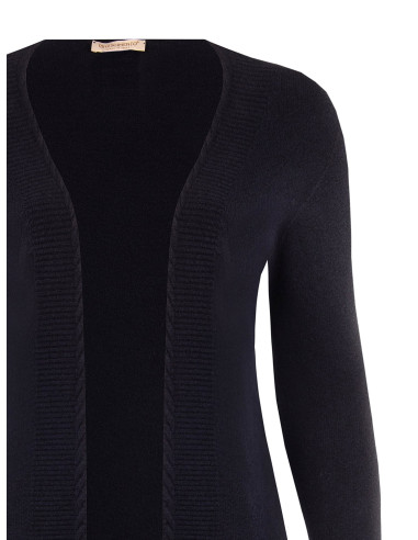 Cardigan grande taille ouvert en maille avec lurex aux poignets Rinascimento Curvy