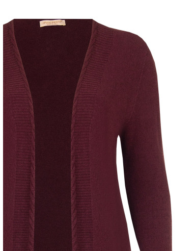 Cardigan grande taille ouvert en maille avec lurex aux poignets Rinascimento Curvy