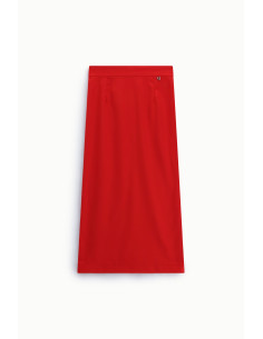 Jupe midi taille haute unie Dixie 2