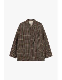 Geruite blazer met opgestikte zakken Dixie