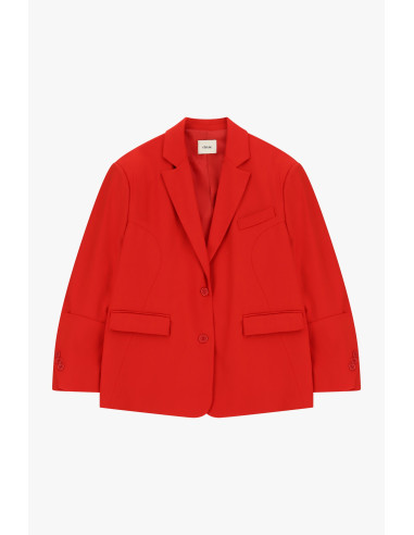 Blazer à simple boutonnage avec poches à rabat Dixie