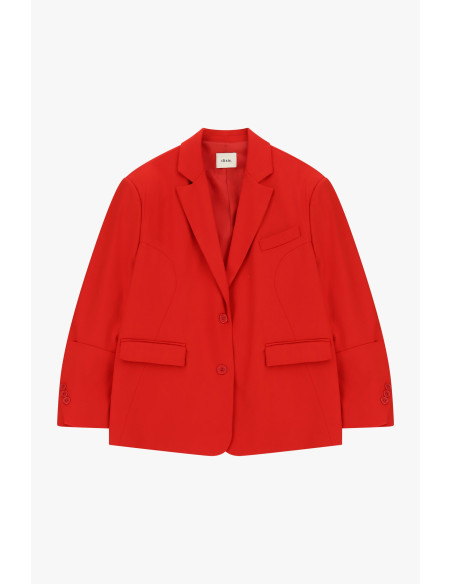 Blazer à simple boutonnage avec poches à rabat Dixie