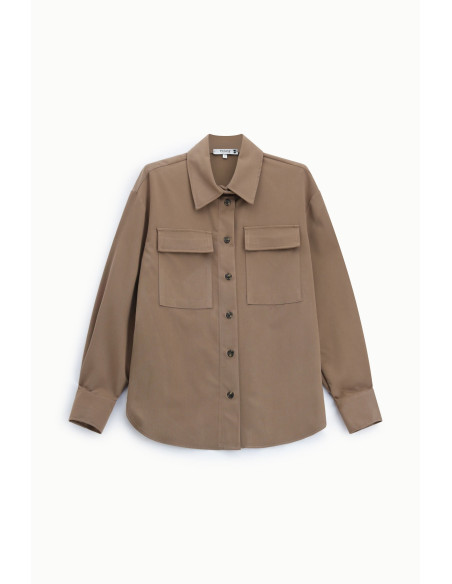 Regular-fitblouse met opgestikte zakken aan de voorkant Please