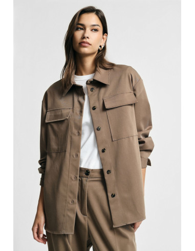 Regular-fitblouse met opgestikte zakken aan de voorkant Please
