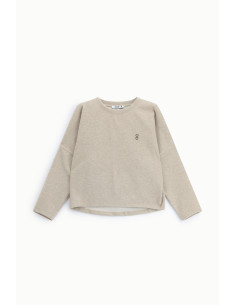 Sweat-shirt à col rond et manches longues Please 2