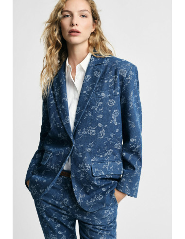 Blazer à motif floral avec poches frontales Please