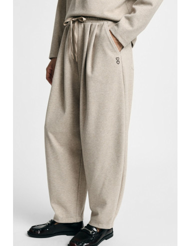 Joggingbroek met trekkoord en zijzakken Please