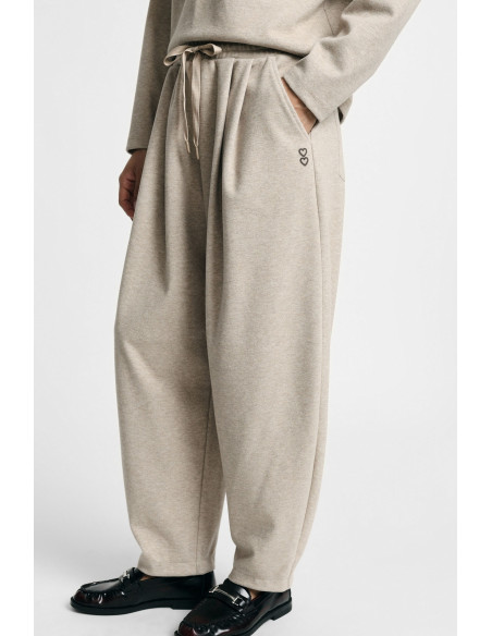 Pantalon de jogging ajusté avec cordon de serrage et poches latérales Please