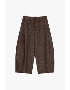 Pantalon palazzo jacquard taille haute Please 2