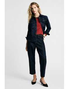 Jean coupe balloon à imprimé tacheté, taille haute Please