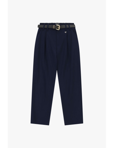 Pantalon de tailleur taille haute avec ceinture Dixie