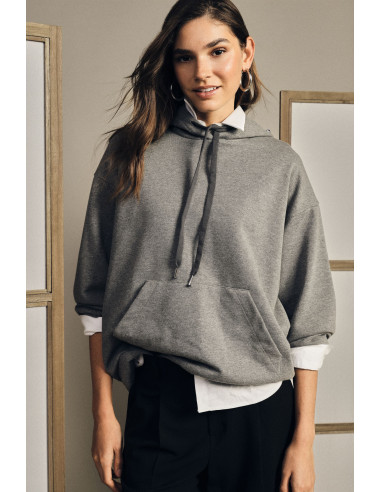 Hoodie met decoratieve applicaties van Dixie