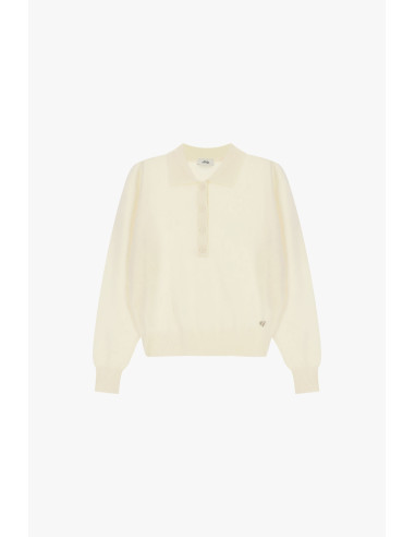Pull à col montant et fermeture boutonnée Dixie