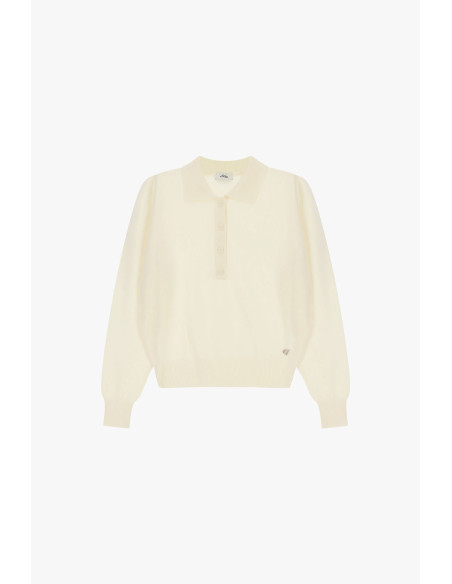 Pull à col montant et fermeture boutonnée Dixie