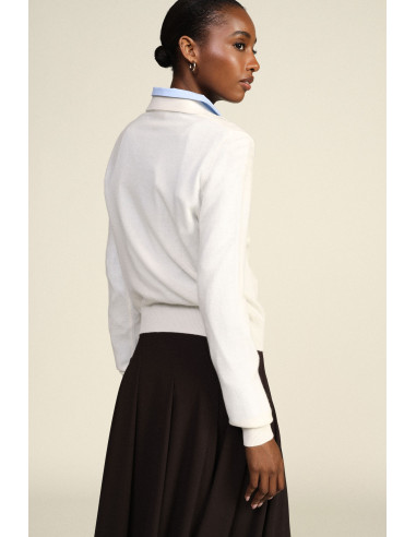 Pull à col montant et fermeture boutonnée Dixie