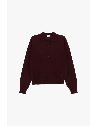 Pull à col montant et fermeture boutonnée Dixie