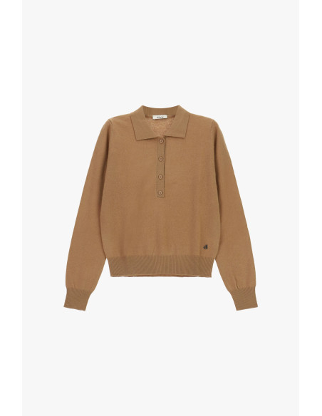 Pull à col montant et fermeture boutonnée Dixie