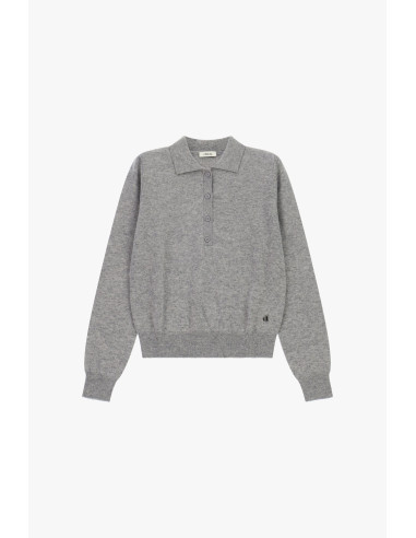 Pull à col montant et fermeture boutonnée Dixie
