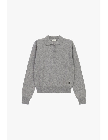 Pull à col montant et fermeture boutonnée Dixie