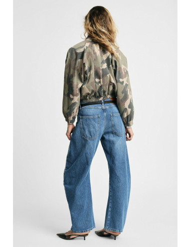 Jean tapered à jambes extra-larges avec coutures Please