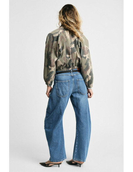 Jean tapered à jambes extra-larges avec coutures Please