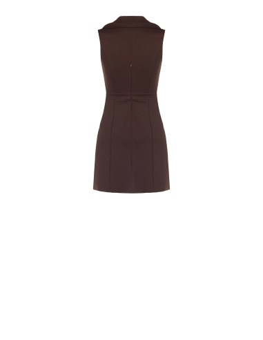 Robe courte en maille Milano à effet double boutonnage Rinascimento