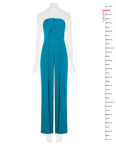Combinaison-pantalon Palazzo intégrale en tissu Cadi Rinascimento