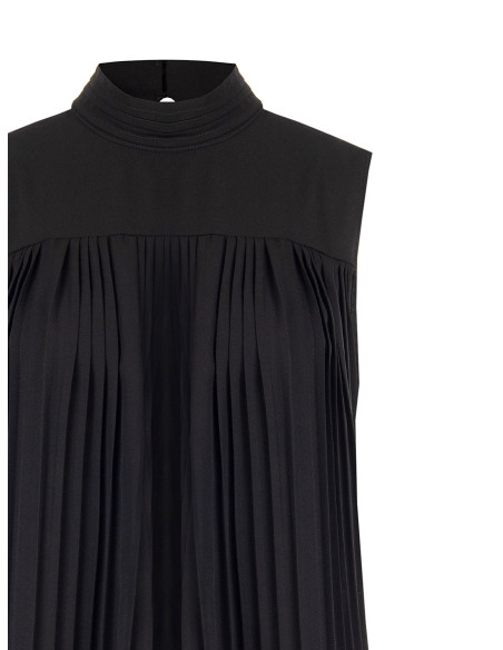 Top ample en georgette plissée Rinascimento