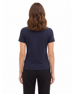 T-shirt regular fit van katoenmix met geborduurd logo Rinascimento 2