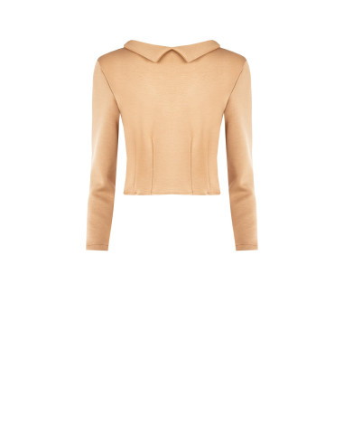 Pull court en néoprène léger avec poignets de chemise Rinascimento