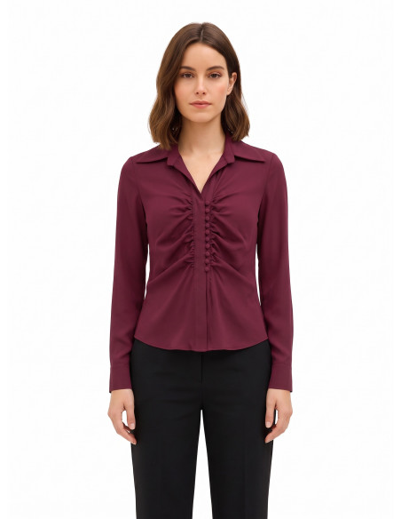 T-shirt regular en coton avec imprimé cœur et motif tacheté floqué Rinascimento