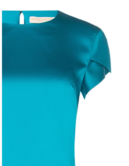 Crop top en satin structuré Rinascimento