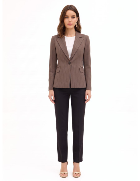 Veste blazer cintrée à rayures Rinascimento