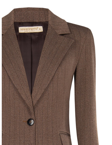 Veste blazer cintrée à rayures Rinascimento