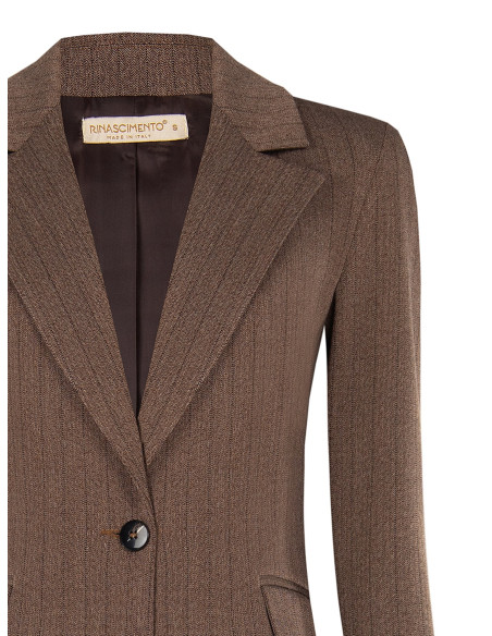 Veste blazer cintrée à rayures Rinascimento