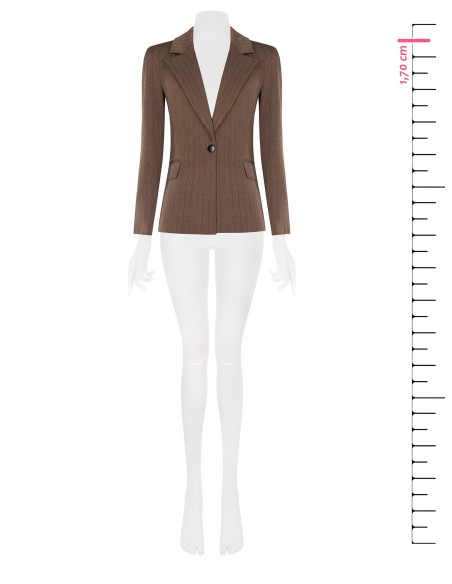 Veste blazer cintrée à rayures Rinascimento