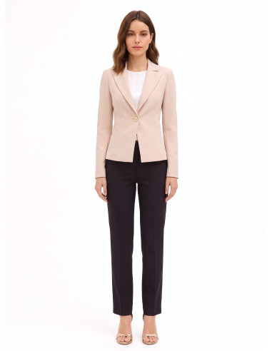 Veste blazer courte cintrée en tissu technique Rinascimento