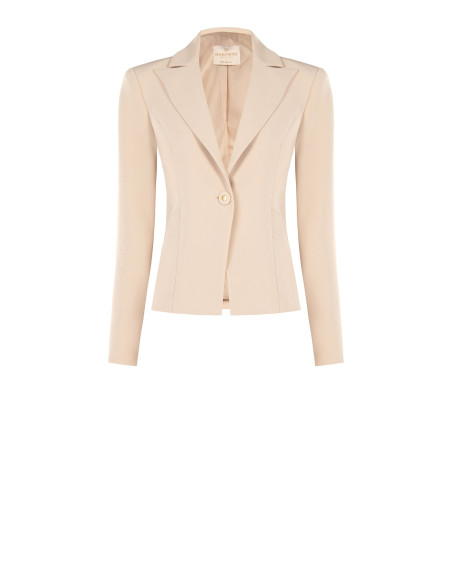 Veste blazer courte cintrée en tissu technique Rinascimento