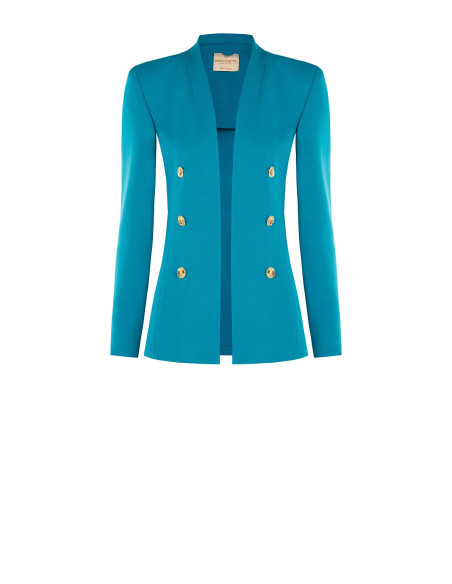 Lange open blazer van Punto Milano Rinascimento