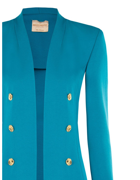 Lange open blazer van Punto Milano Rinascimento