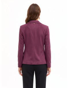 Veste blazer cintrée en velours Rinascimento 2