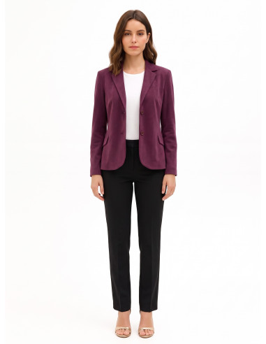 Getailleerde blazer van velours Rinascimento