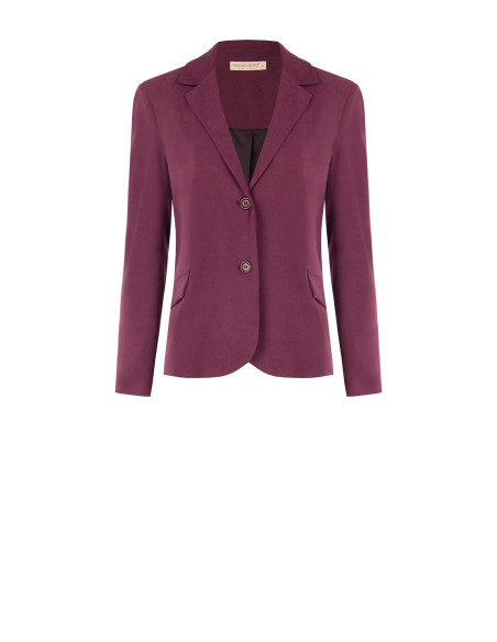 Veste blazer cintrée en velours Rinascimento