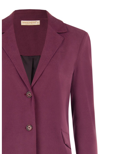 Getailleerde blazer van velours Rinascimento
