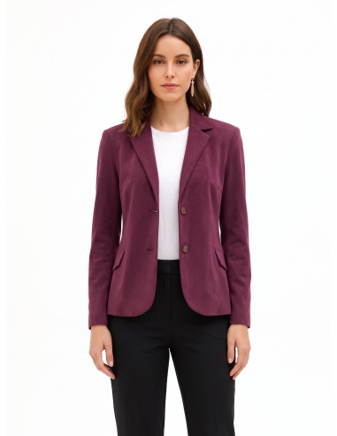 Veste blazer cintrée en velours Rinascimento