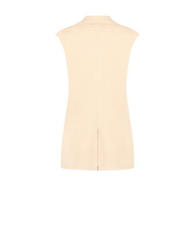 Gilet long en viscose mélangée avec bretelles Rinascimento